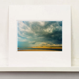 View from Scolt Head of Gun Hill Norfolk landscape photographic artwork by Richard Heeps mounted square