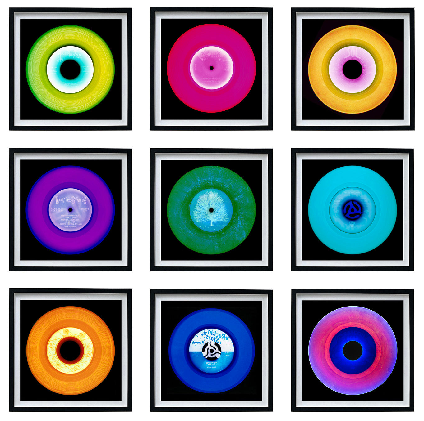 Vinyl Collection Nine Piece Medium Installation