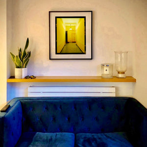 Yellow Corridor Night, Milan, 2019