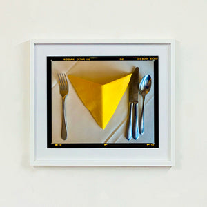 Yellow Napkin and Pepper, Vinegar & Salt, Clacton-on-Sea, 2021 Two Framed Artworks