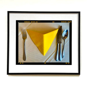 Yellow Napkin and Pepper, Vinegar & Salt, Clacton-on-Sea, 2021 Two Framed Artworks