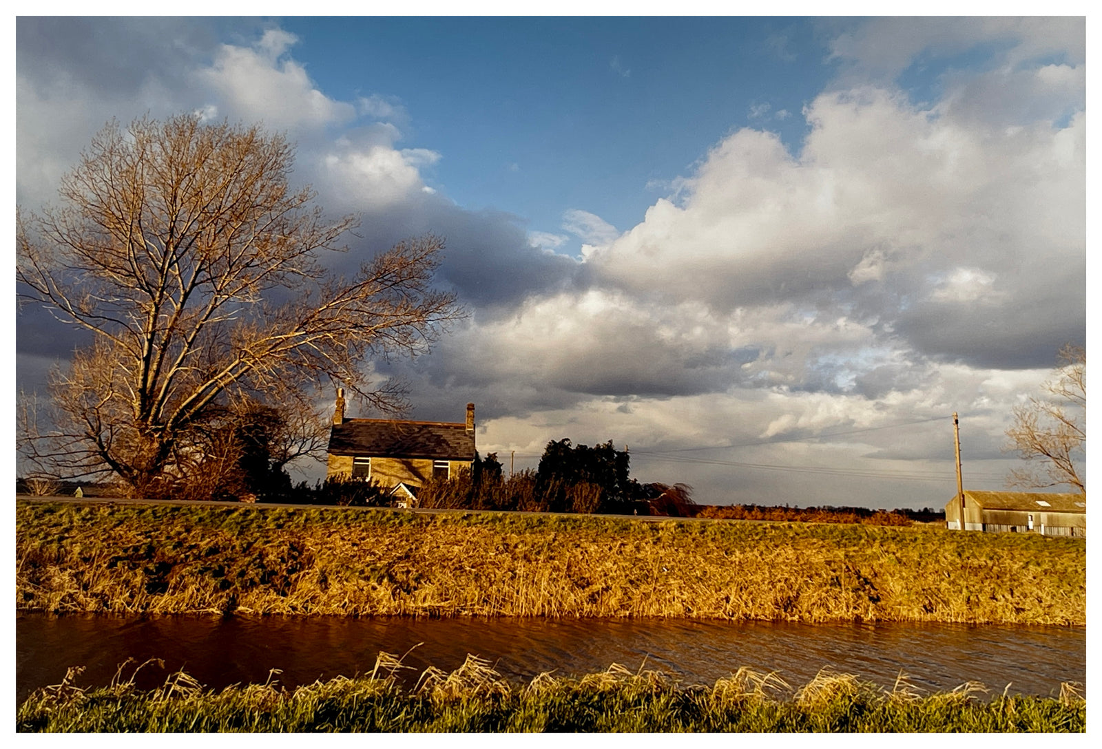 0°00' longitude, 52°28N' Forty Foot or Vermuden's Drain, Cambridgeshire 2001
