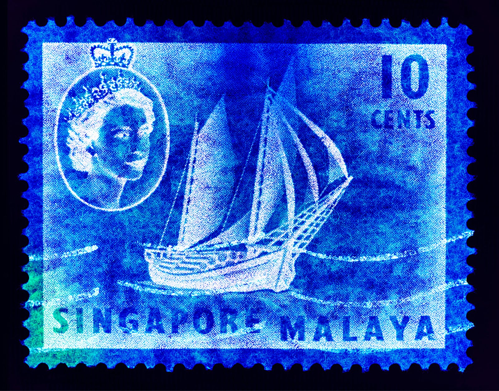 Singapore Stamp Collection '10 cents QEII Ship Series (Blue)', 2018