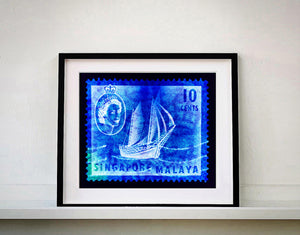 Singapore Stamp Collection '10 cents QEII Ship Series (Blue)', 2018