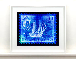 Singapore Stamp Collection '10 cents QEII Ship Series (Blue)', 2018