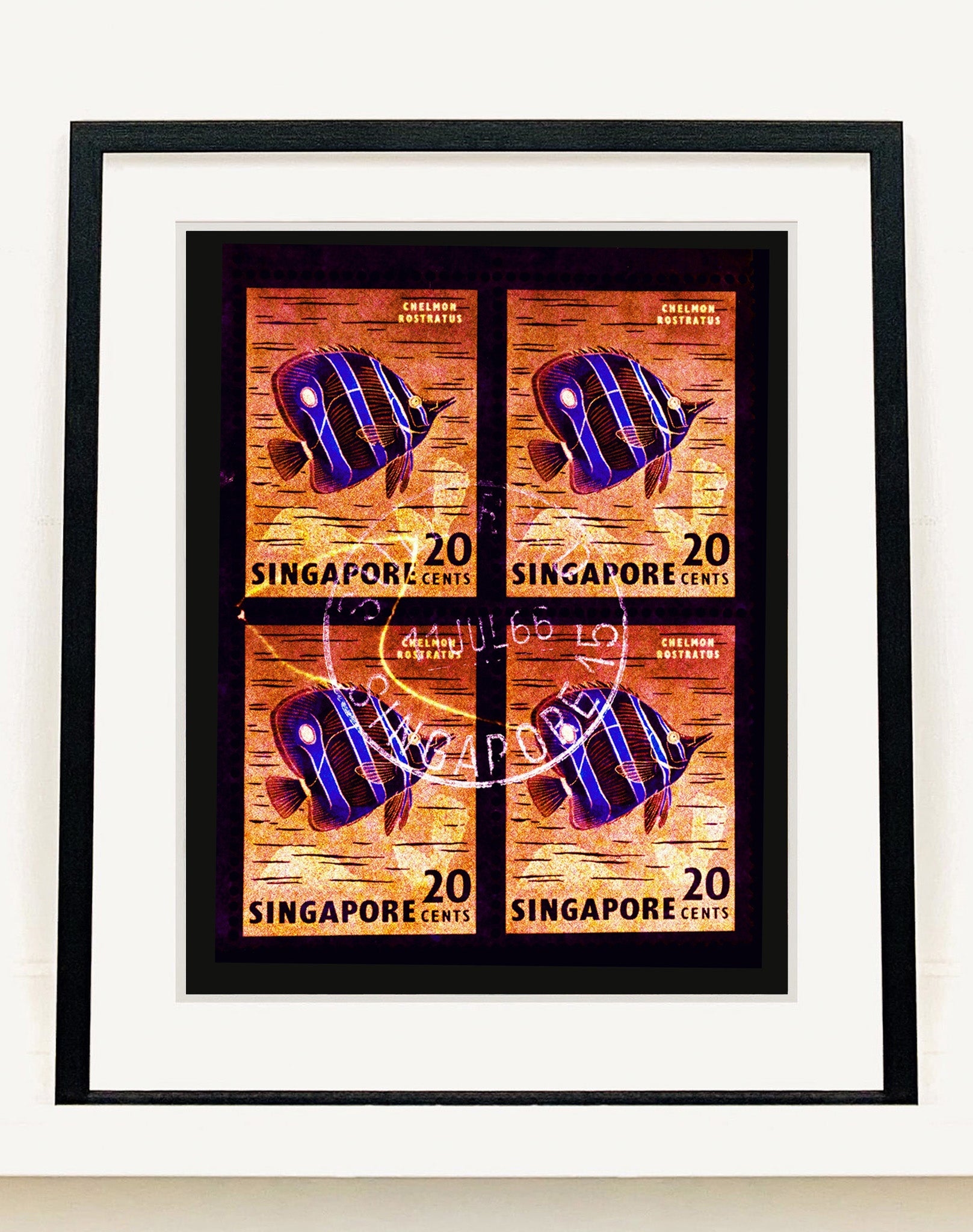 20 Cents Singapore Butterfly Fish (Gold), from the 2018 Singapore Series, Postcards from afar. 