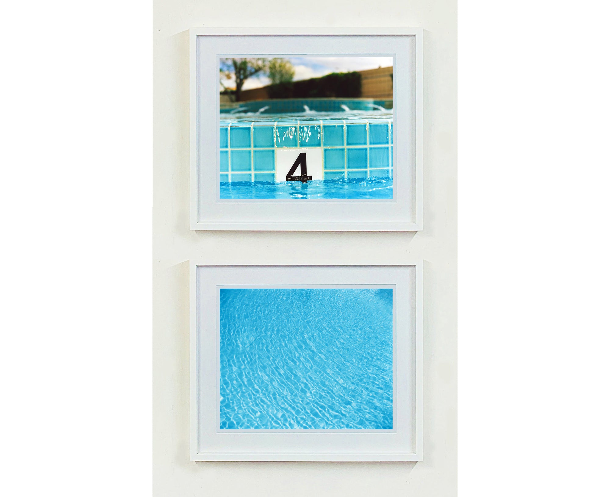 '4 Feet - El Morocco Pool' photographed in Las Vegas, Nevada is part of Richard Heeps' 'Dream in Colour' series. This enticing artwork will bring cool summer vibes to your home every day of the year. 