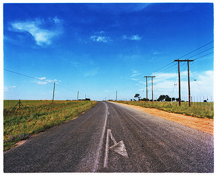 Road Marking, near Parys, 2009