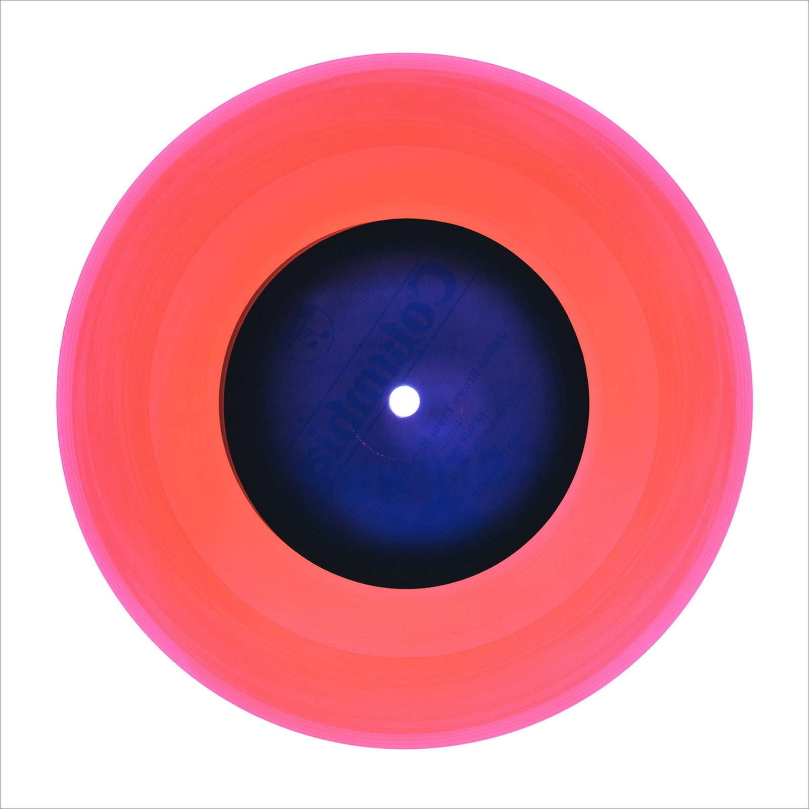 B Side Vinyl Collection 'A Hot Jazz Classic' (Coral). Acclaimed contemporary photographers, Richard Heeps and Natasha Heidler have collaborated to make this beautifully mesmerising collection. A celebration of the vinyl record and analogue technology, which reflects the artists practice within photography.