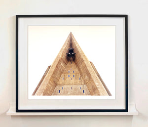 'Bell Tower, Chiesa San Giovanni Bono, Milan', part of Richard Heeps' series 'A Short History of Milan' which began in November 2018 for a special project featured at the Affordable Art Fair Milan 2019. There is a reoccurring linear, structural theme throughout the series, capturing the Milanese use of materials in design such as glass, metal, wood and stone.