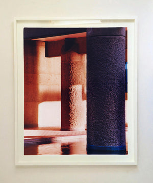 'Brutalist Symphony I' photographed on the Barbican Estate. There is a subtle beauty in the light and colour of this conceptual architectural photograph of the famous London Brutalist landmark.