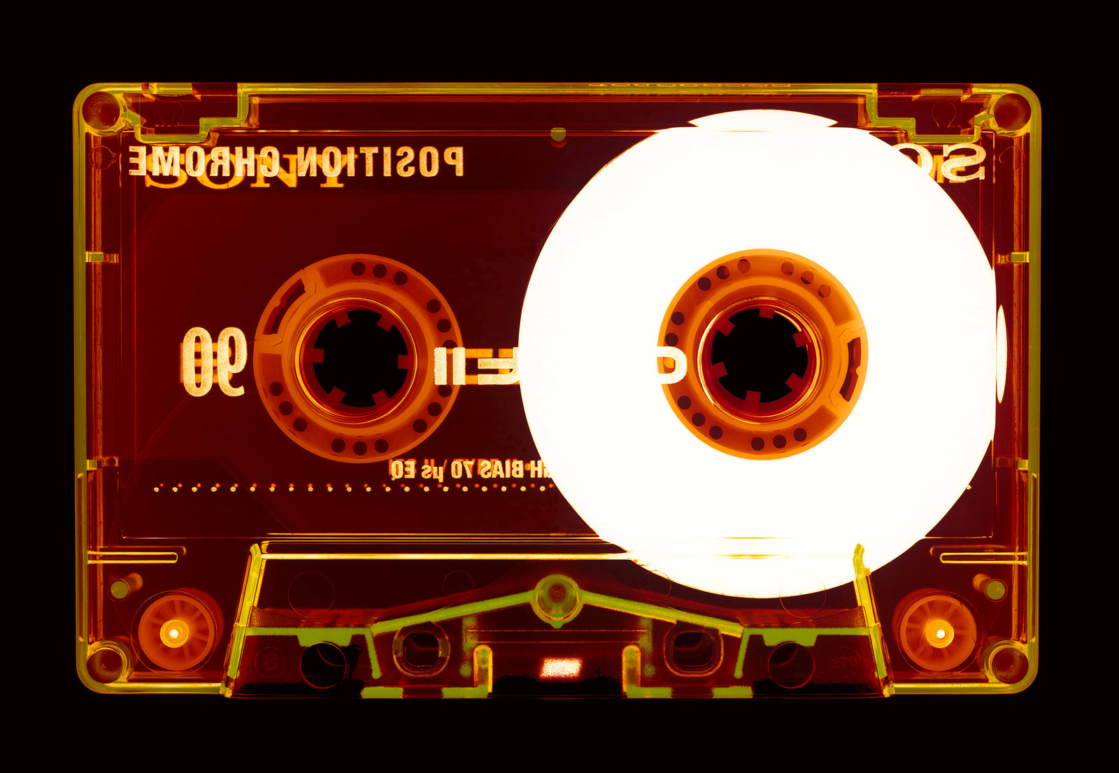 Tape Collection 'Chrome'. The Heidler & Heeps collaborations are creative representations of Natasha Heidler and Richard Heeps’ personal past, and their personalities. Tapes are significant in both their lives and the work here is made from their own collections. Their unique process makes these artworks not inanimate objects, rather they have depth, texture, grit, and they even appear to move.