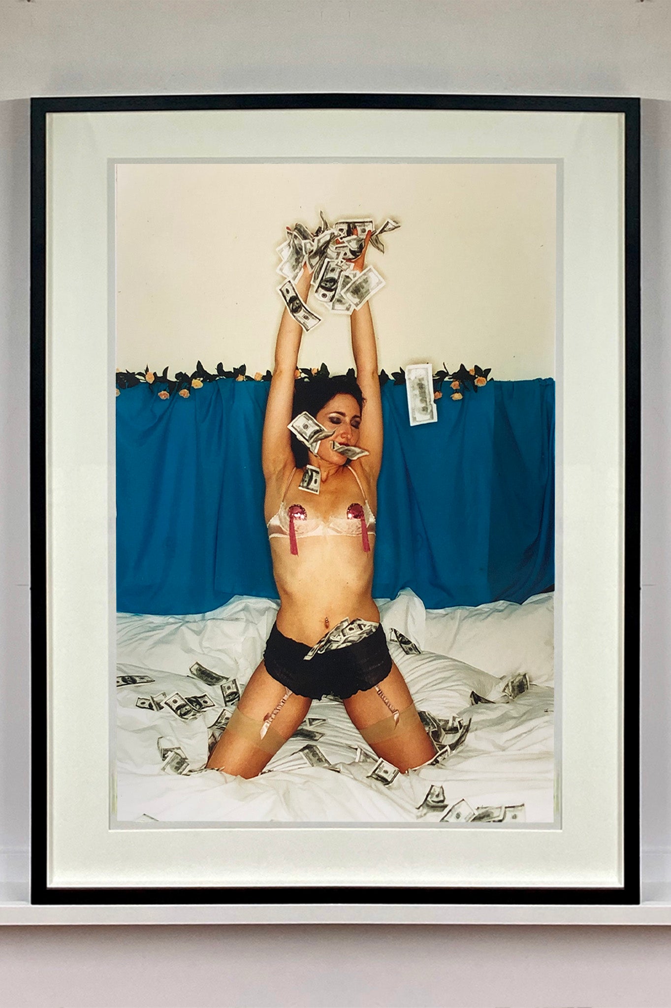 Delilah 'Red Right Hand I', "The Whoopee Club" London was taken in 2003 when Richard Heeps became well-known for his Burlesque Photography, after he spent time capturing performances in Britain & America. 