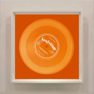 Vinyl Collection 'Flip to Play' (Orange), 2017. Acclaimed contemporary photographers, Richard Heeps and Natasha Heidler have collaborated to make this beautifully mesmerising collection. A celebration of the vinyl record and analogue technology, which reflects the artists practice within photography. 