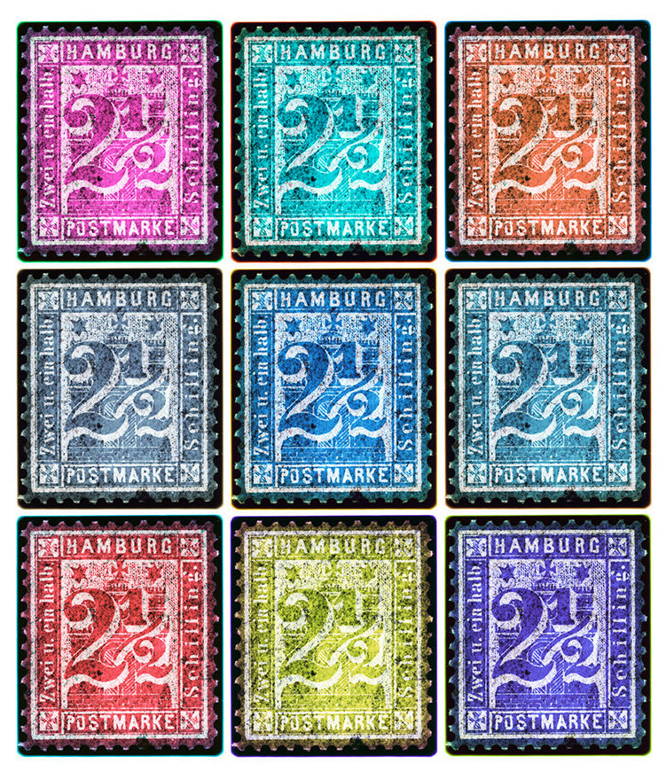 Hamburg  Stamp Collection 'Hamburg (Multi-Colour Mosaic)', 2016
