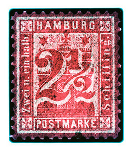 Hamburg Two & a Half Shilling (Crayon Red), 2016