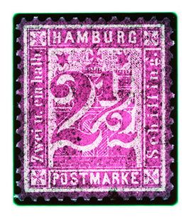 Hamburg Two & a Half Shilling (Magenta), 2016