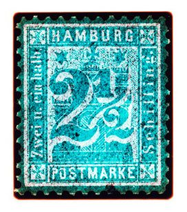 Hamburg Two & a Half Shilling (Turquoise), 2016