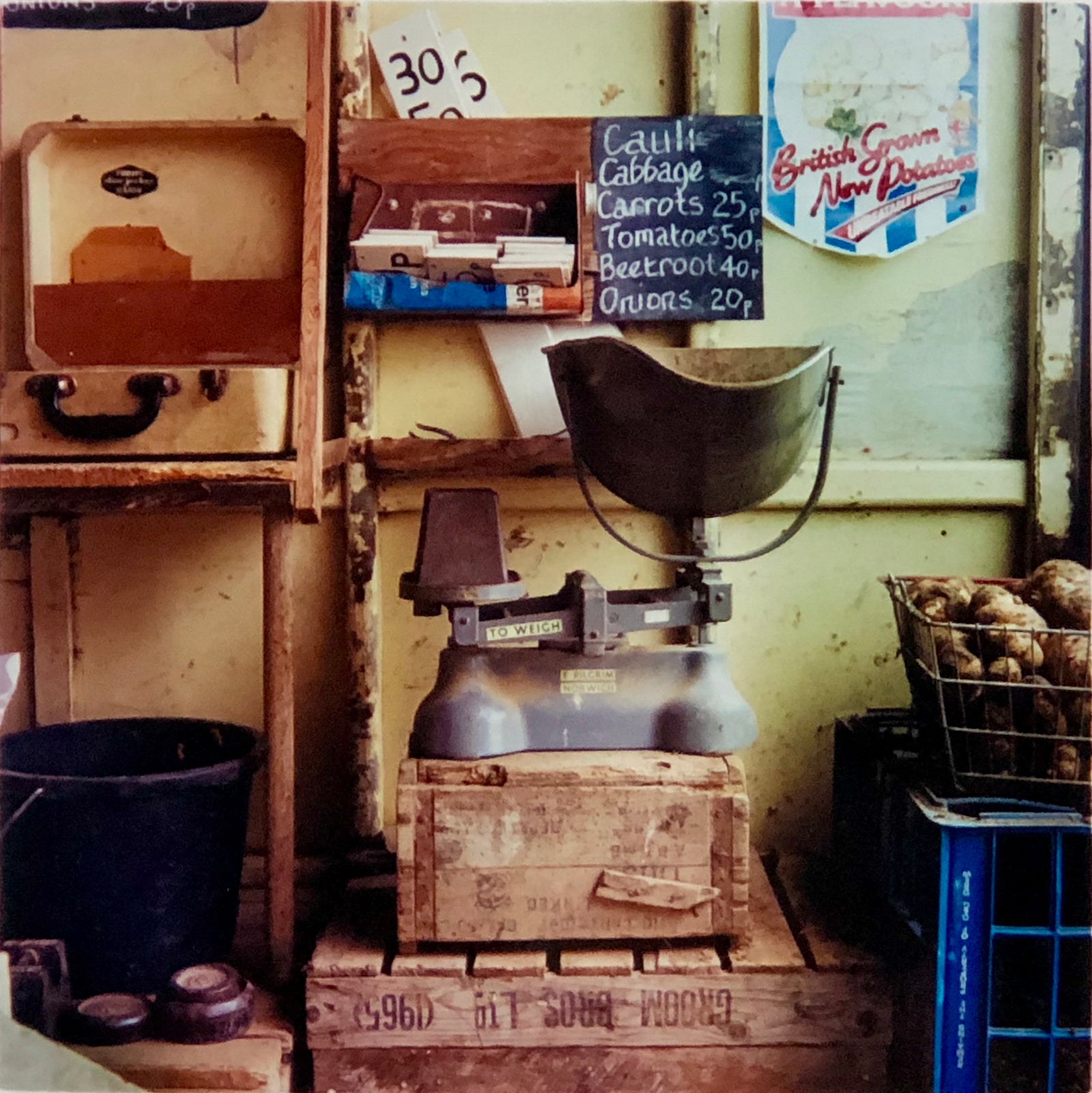 Roadside Stall, Norfolk, 1986