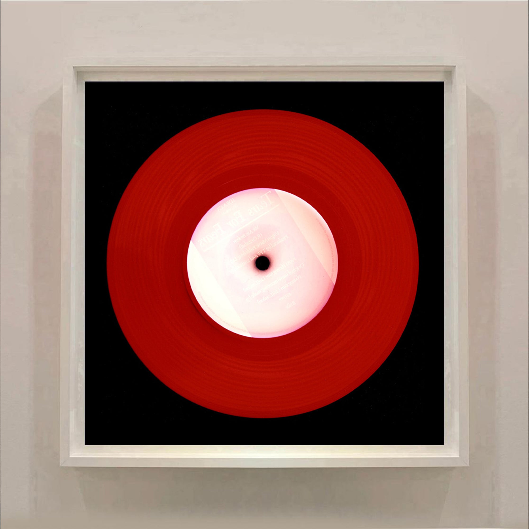 Vinyl Collection 'Idea' (Rose), 2015. Acclaimed contemporary photographers, Richard Heeps and Natasha Heidler have collaborated to make this beautifully mesmerising collection. A celebration of the vinyl record and analogue technology, which reflects the artists practice within photography. 
