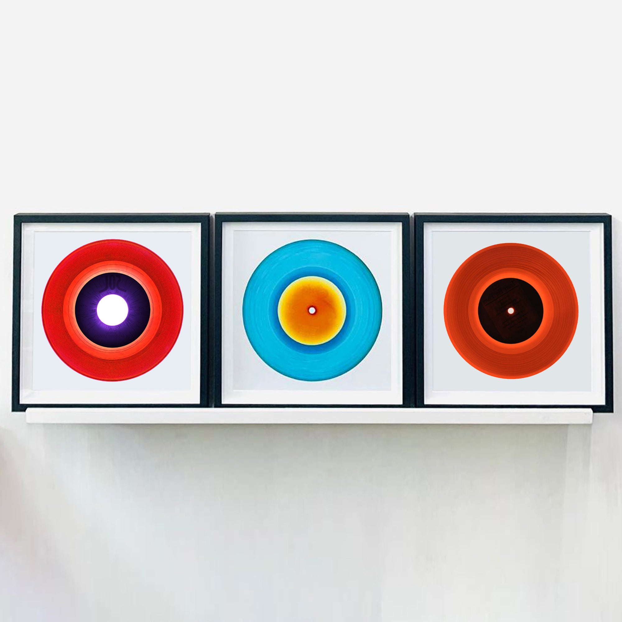 B Side Vinyl Collection 'Idea'. Acclaimed contemporary photographers, Richard Heeps and Natasha Heidler have collaborated to make this beautifully mesmerising collection. A celebration of the vinyl record and analogue technology, which reflects the artists practice within photography.