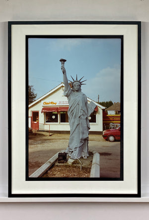 July IV, a statue of Liberty in a rural town on the Suffolk/Norfolk border. I