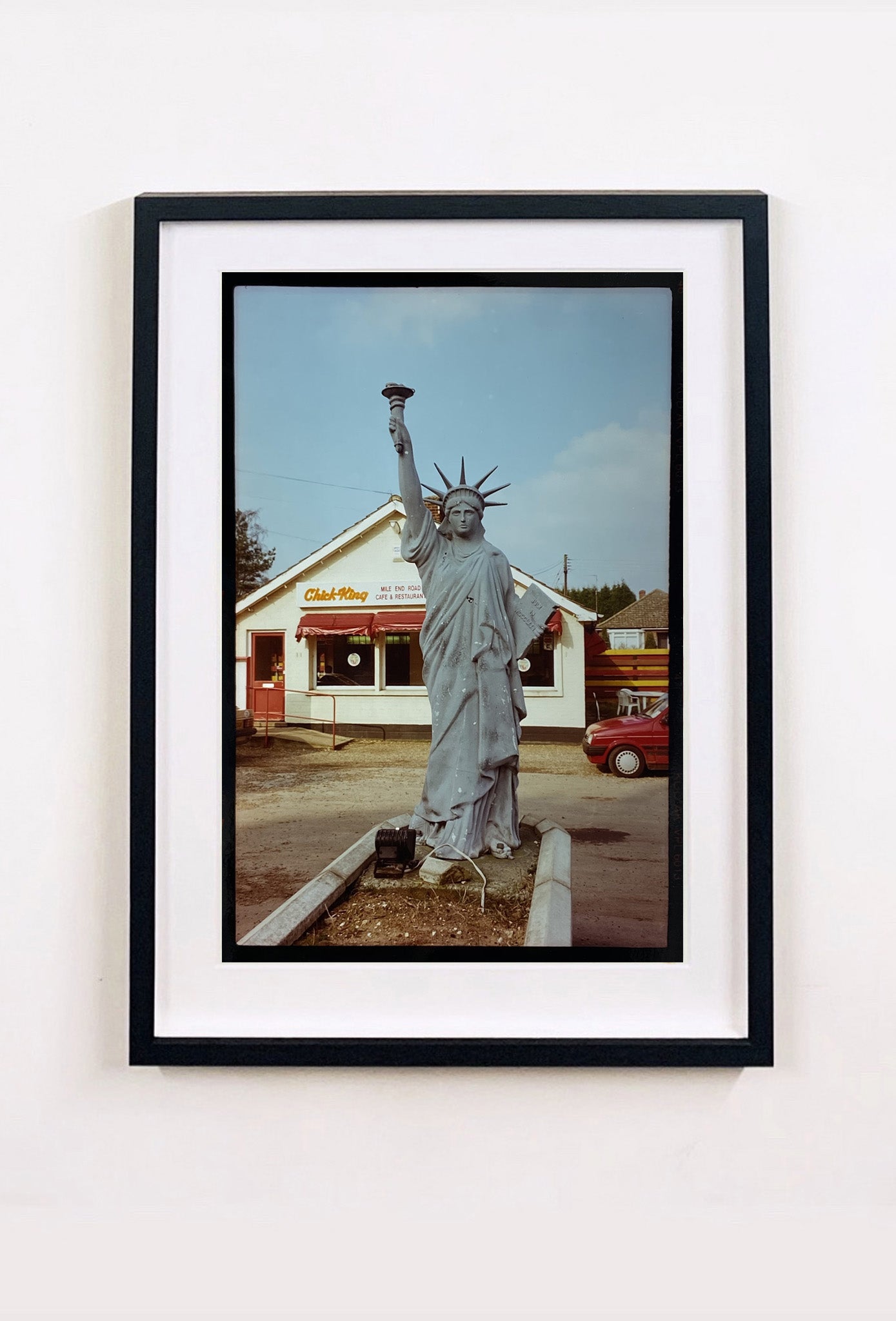 July IV, a statue of Liberty in a rural town on the Suffolk/Norfolk border. I