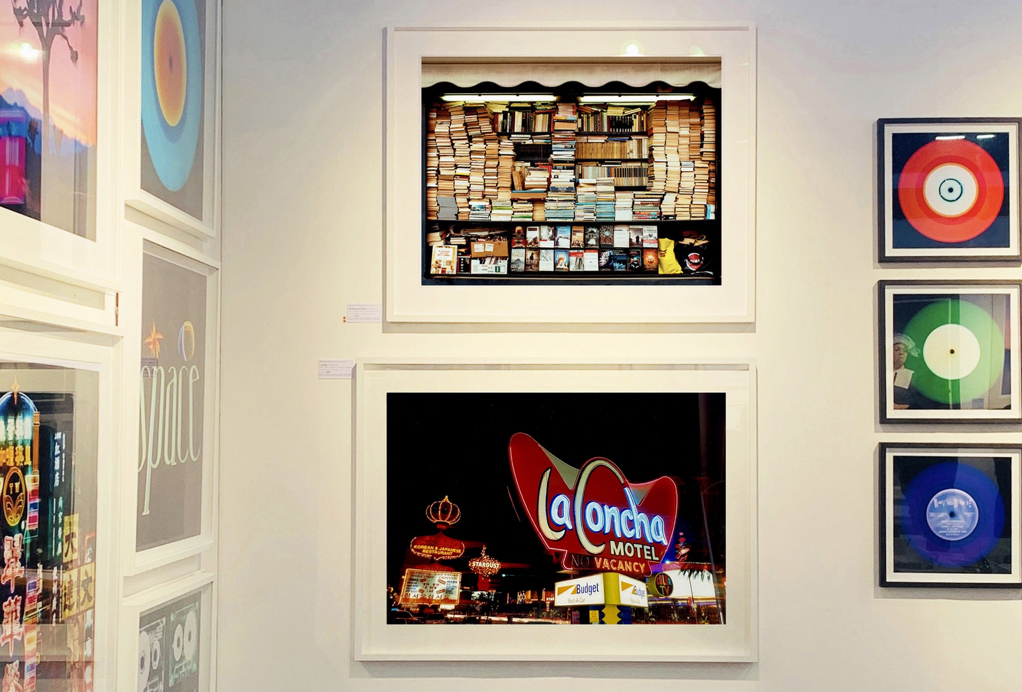 The iconic architecture of the La Concha Motel, captured by Richard Heeps for his 'Dream in Colour' series, before its closure in 2004. Designed by Paul Williams, it is synonymous of the Googie style architecture popular in America during the 1950's and 1960's. The lobby is now preserved at the Las Vegas Neon Museum.