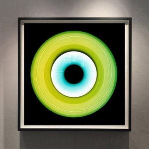 Vinyl Collection 'Side One' (Lemon & Lime), 2015. Acclaimed contemporary photographers, Richard Heeps and Natasha Heidler have collaborated to make this beautifully mesmerising collection. A celebration of the vinyl record and analogue technology, which reflects the artists practice within photography. 