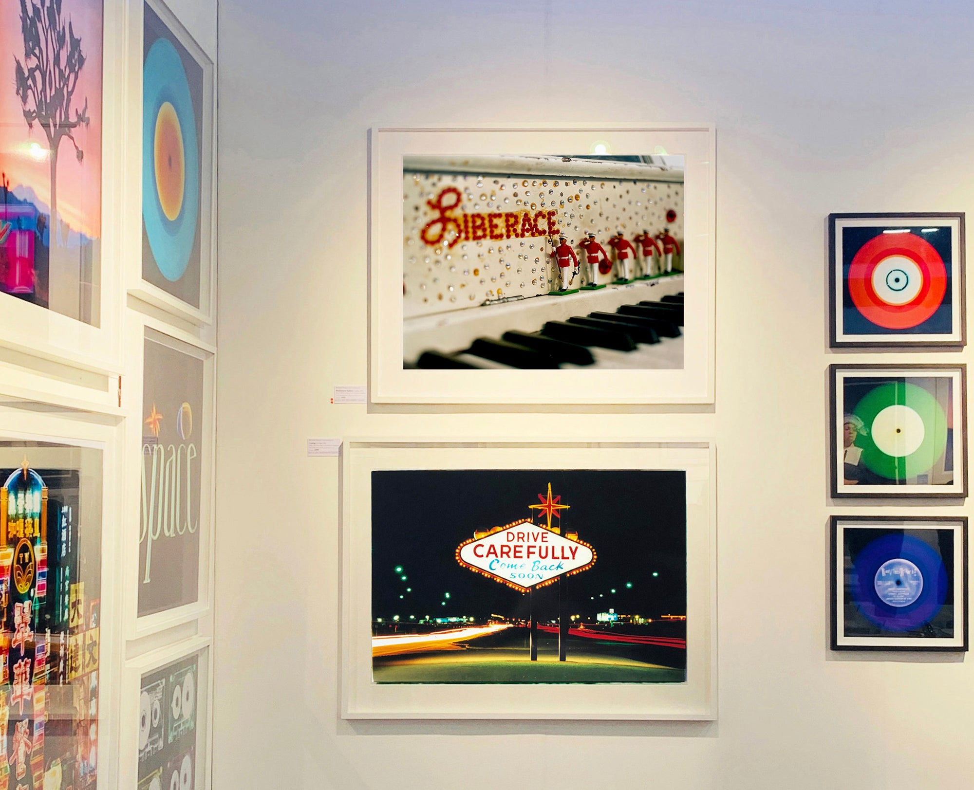 'Liberace's Piano I' was photographed in a private Las Vegas home. The studded gems and decorative typography make for an archetypal Las Vegas feel. This artwork is part of Richard Heeps' 'Dream in Colour' series. 