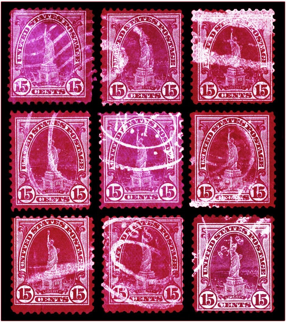 Statue of Liberty Stamp Collection 'Liberty' (Magenta), 2016