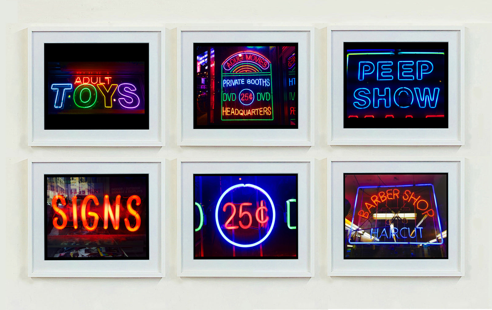 New York Street Neon Set of Six