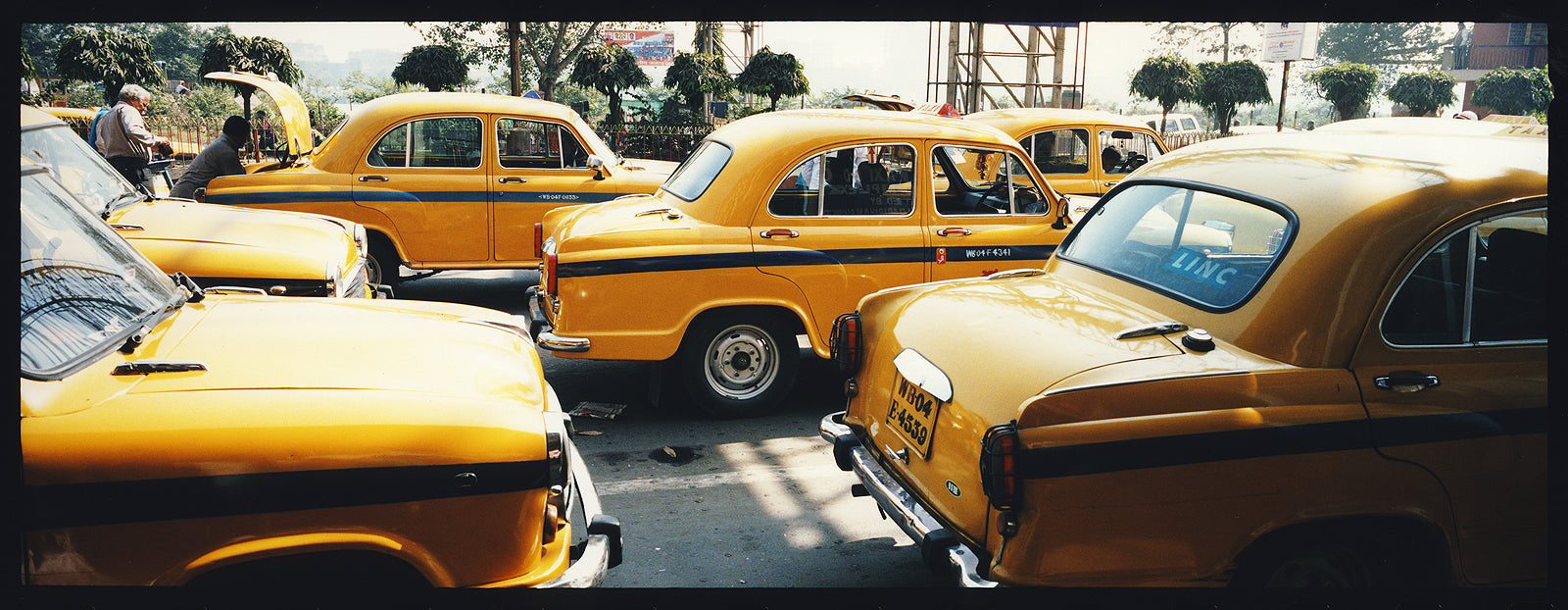 Parked Taxis, Kolkata, West Bengal, 2013