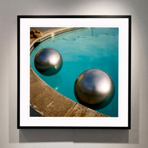 Dream in Colour Pool Photography Set of Four Square Artworks