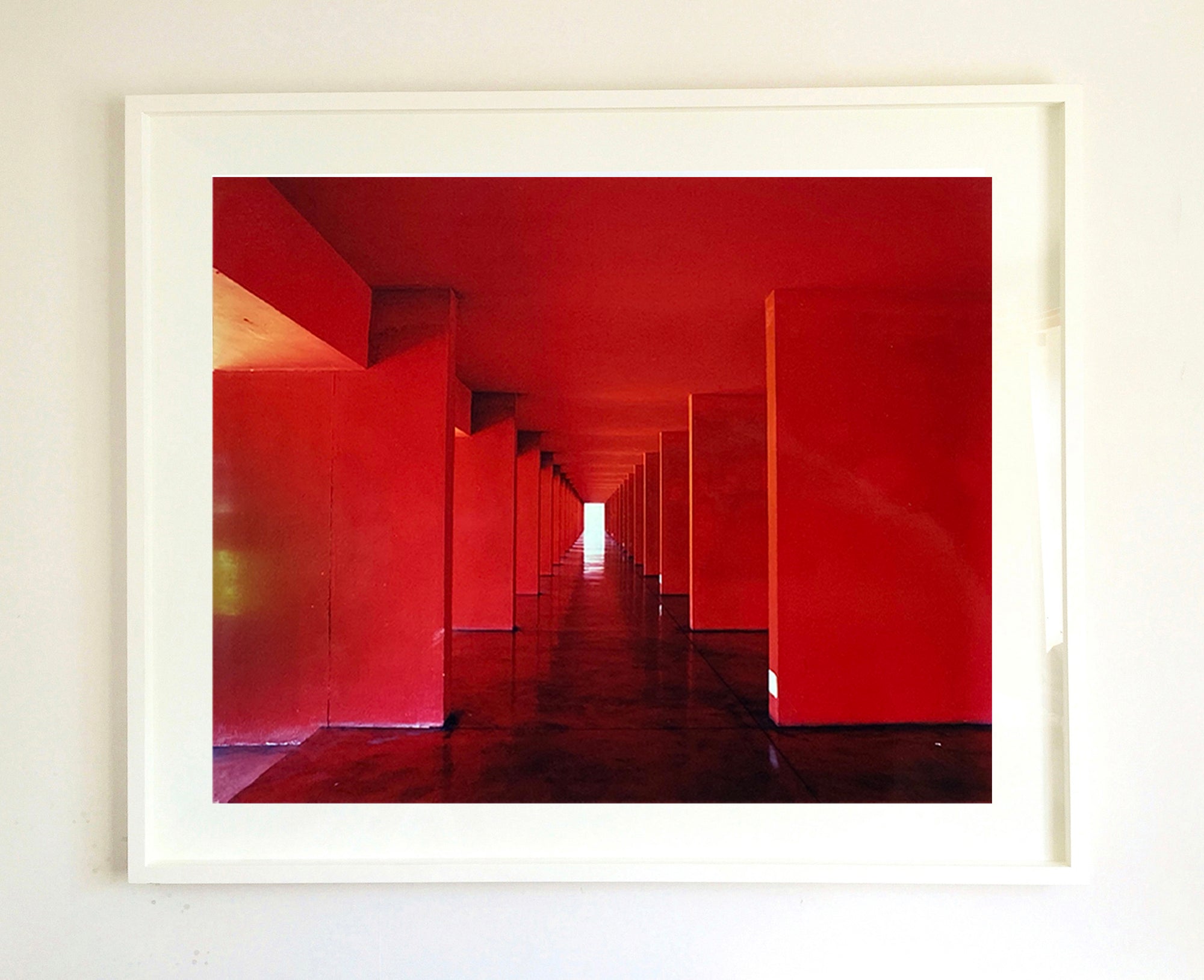 From Richard Heeps photography series 'A Short History of Milan'. Red Dinosaur III captures Italian design and architecture.