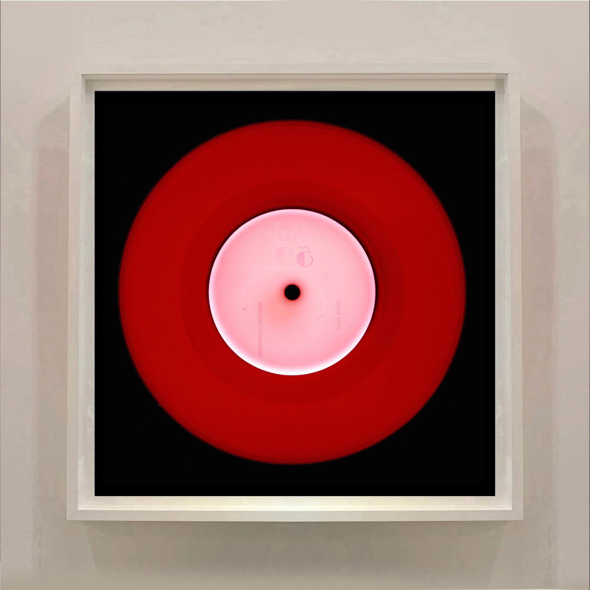 Vinyl Collection 'Reggae Red', 2016. Acclaimed contemporary photographers, Richard Heeps and Natasha Heidler have collaborated to make this beautifully mesmerising collection. A celebration of the vinyl record and analogue technology, which reflects the artists practice within photography.