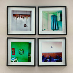 Four vintage photographs from the Richard Heeps Series, Ordinary Places. Black framed.