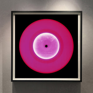 Vinyl Collection 'Side B' (Pink), 2017. Acclaimed contemporary photographers, Richard Heeps and Natasha Heidler have collaborated to make this beautifully mesmerising collection. A celebration of the vinyl record and analogue technology, which reflects the artists practice within photography. 