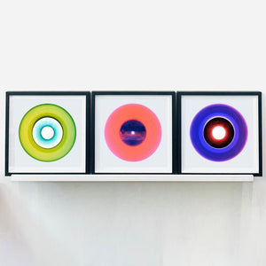 B Side Vinyl Collection 'Side Two (Congo Pink)'. Acclaimed contemporary photographers, Richard Heeps and Natasha Heidler have collaborated to make this beautifully mesmerising collection. A celebration of the vinyl record and analogue technology, which reflects the artists practice within photography.