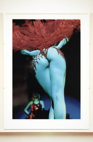 Tease-O-Rama was taken in 2003 when Richard Heeps became well-known for his Burlesque Photography after he spent the year capturing performances in Britain & America. 