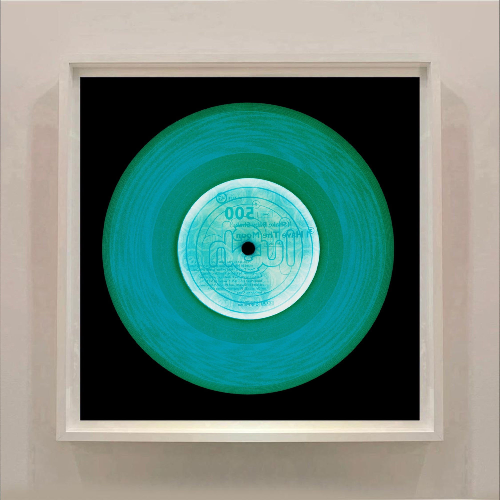 Vinyl Collection 'This Side' (Pastel), 2017. Acclaimed contemporary photographers, Richard Heeps and Natasha Heidler have collaborated to make this beautifully mesmerising collection. A celebration of the vinyl record and analogue technology, which reflects the artists practice within photography. 