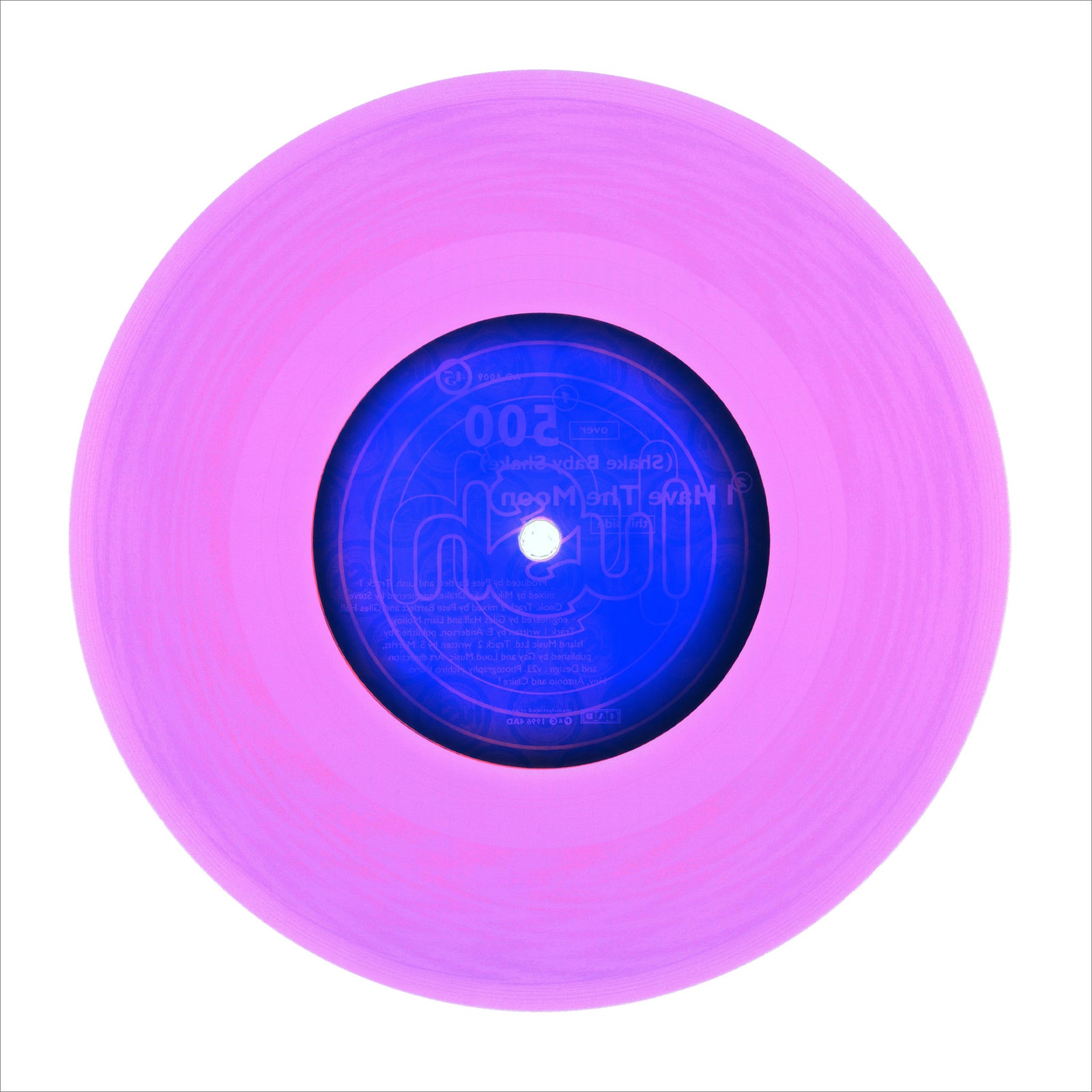 B Side Vinyl Collection 'This Side (Orchid)'. Acclaimed contemporary photographers, Richard Heeps and Natasha Heidler have collaborated to make this beautifully mesmerising collection. A celebration of the vinyl record and analogue technology, which reflects the artists practice within photography.