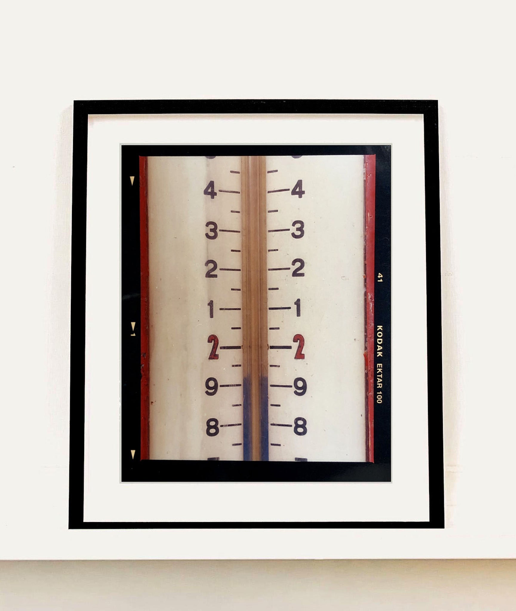 'Tyre Pressure Gauge' is part of Richard Heeps' series 'A Short History of Milan' which began in November 2018 for a special project featuring at the Affordable Art Fair Milan 2019, and the series is ongoing. There is a reoccurring linear, structural theme throughout the series, capturing the Milanese use of materials in design such as glass, metal, wood and stone. 