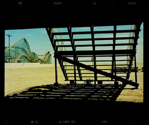 Under the boardwalk, down by the sea - a favourite song that this photo by Richard Heeps really captures. Taken in Wildwood, New Jersey on the East coast of America, the details of the structure, shadows and the rollercoaster in the distance all contribute to the engaging depth of this piece.