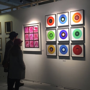 B Side Vinyl Collection 'POP!' (Pink). Acclaimed contemporary photographers, Richard Heeps and Natasha Heidler have collaborated to make this beautifully mesmerising collection. A celebration of the vinyl record and analogue technology, which reflects the artists practice within photography.