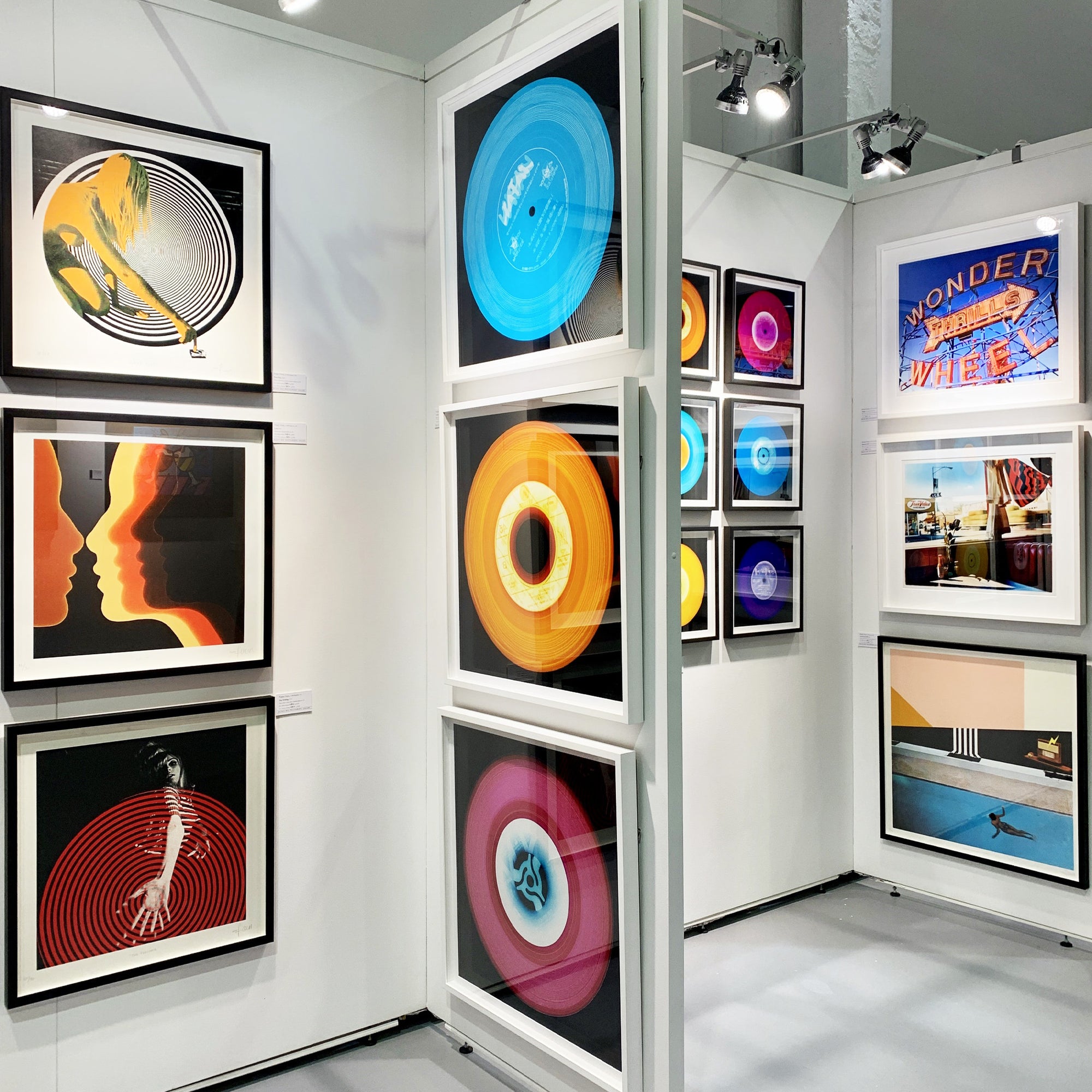 'Thirty Three Minutes (Flames)', by acclaimed contemporary photographers, Richard Heeps and Natasha Heidler. Their Vinyl Collection is a celebration of the vinyl record and analogue technology.