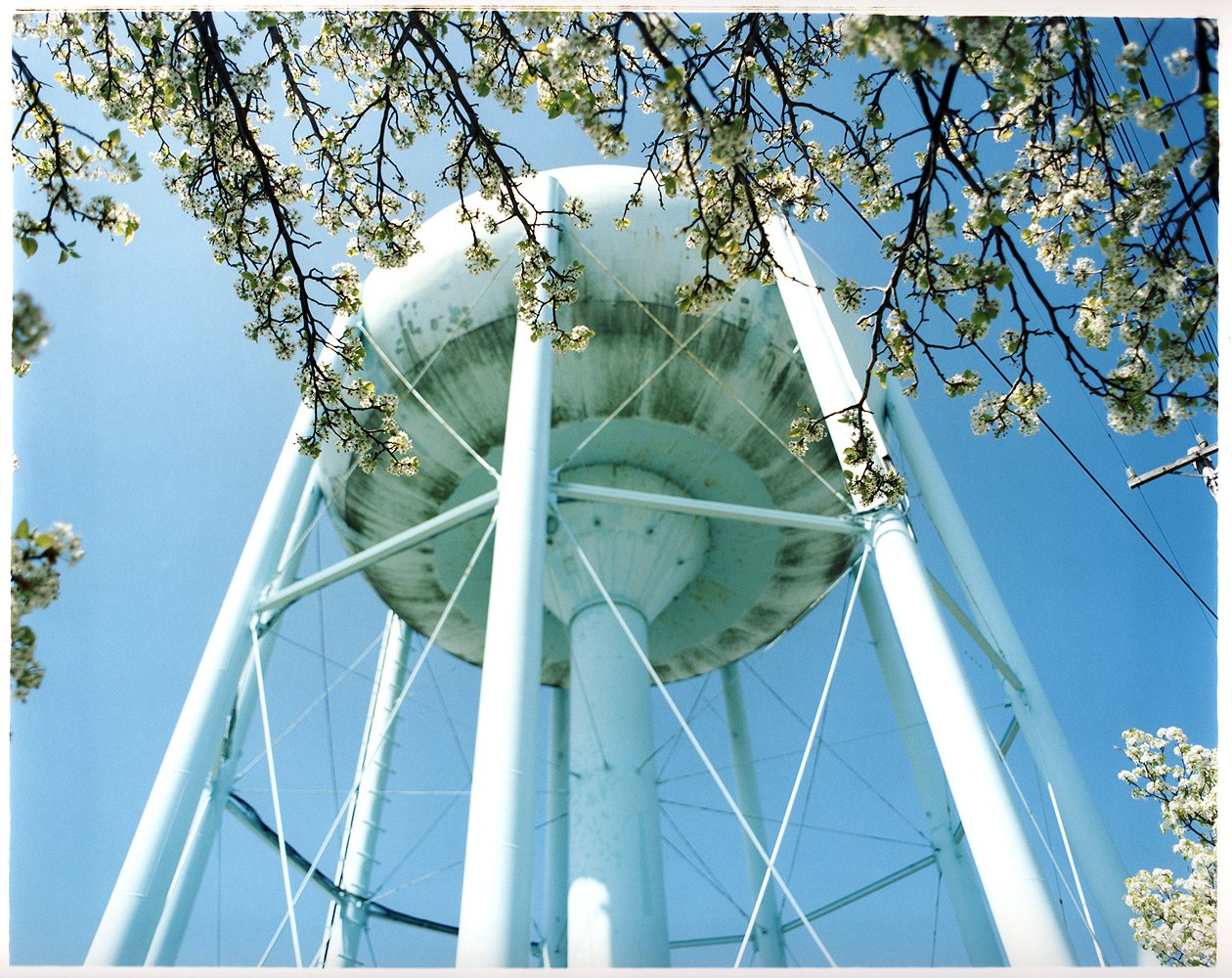 Water Towers in New Jersey which loomed over the small towns. 