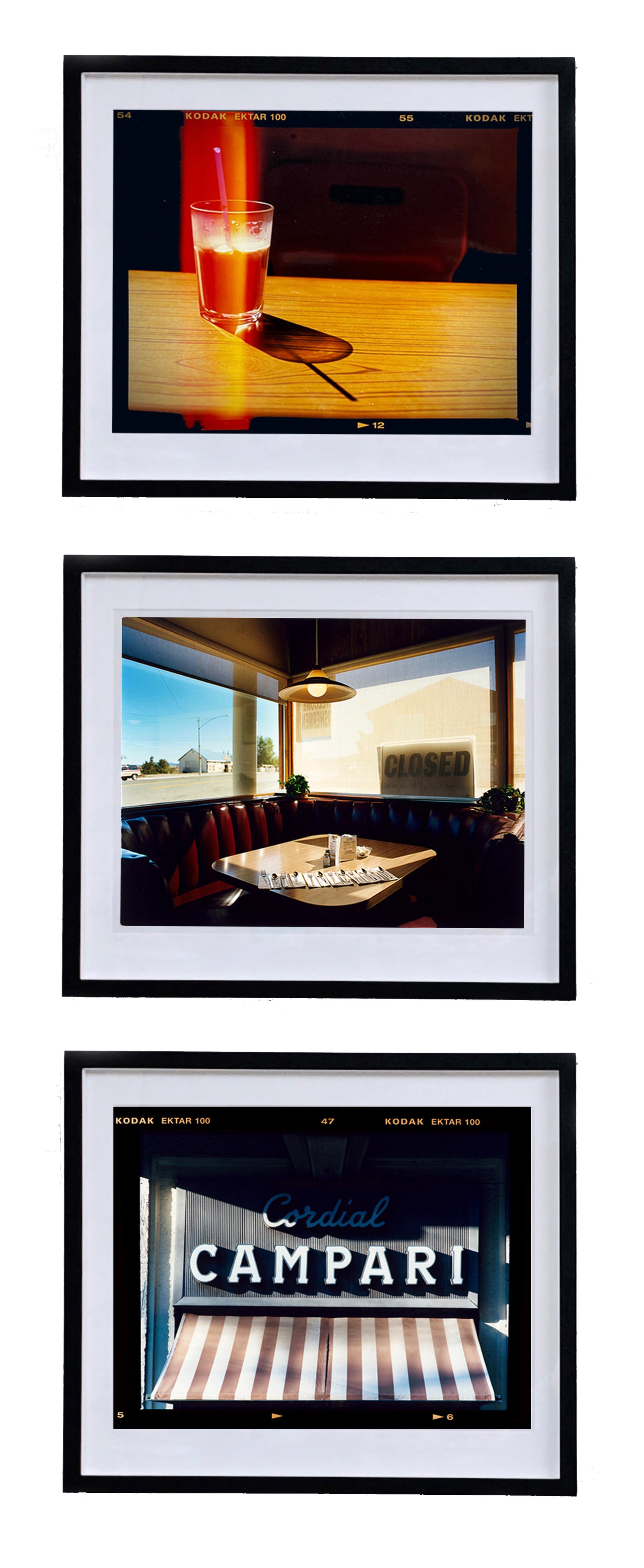 Café Culture Trio, Photographs from Essex, California, Milan