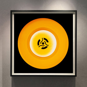 Vinyl Collection 'Yellow Recording'. Acclaimed contemporary photographers, Richard Heeps and Natasha Heidler have collaborated to make this beautifully mesmerising collection. A celebration of the vinyl record and analogue technology, which reflects the artists practice within photography.