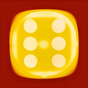 Dice Series 'Yellow Six (Red)', 2017